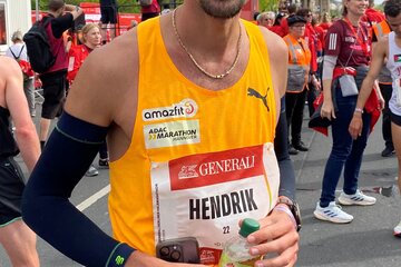 Hendrik Pfeiffer (TK Hannover) beim Berliner Halbmarathon